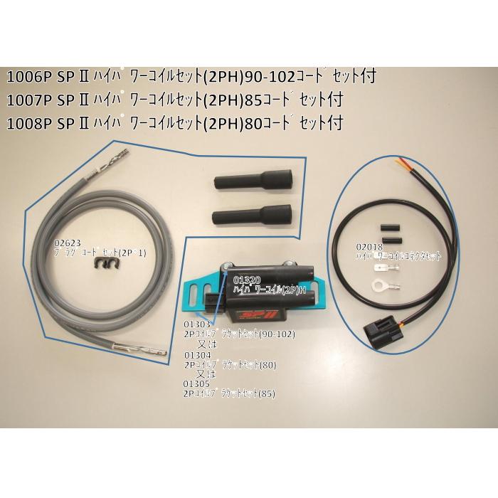 ASウオタニ 1008P SPII パワーコイルセット (2PH, 80コード付