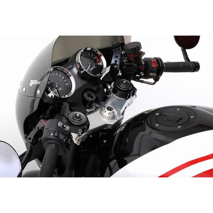 ACTIVE 13670022 アクティブ セパレートハンドル\u0026トップブリッジキット ブラック×シルバー (KAWASAKI : Z900RS/CAFE '18-'25) バイク カワサキの画像