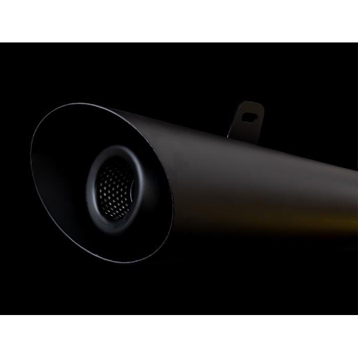ARCHI アーキ 189-2111 スラッシュメガホンマフラー 黒 JMCA認証 車検