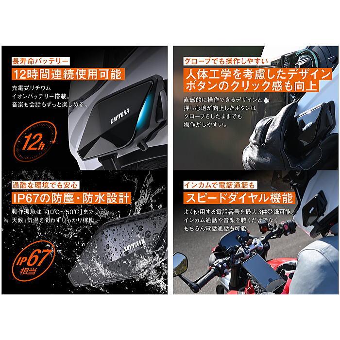 DAYTONA（デイトナ） 25031 DT-02 ワイヤーマイクユニット インカム