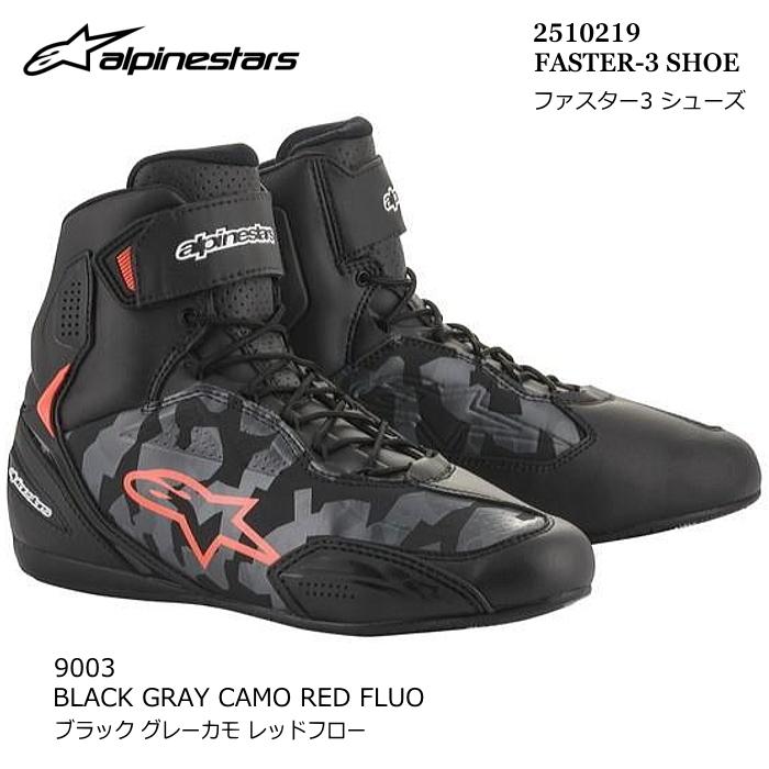 Alpinestars×DIESEL グレー/レッド ライディングシューズ 【公式通販】
