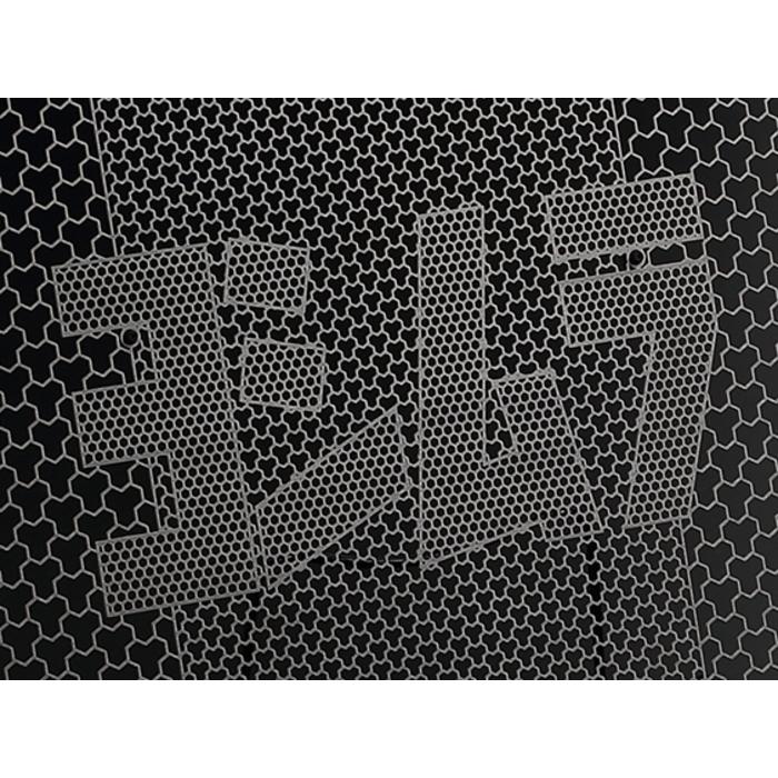 ヨシムラ 454-238-0B00 ラジエターコアプロテクター (Black