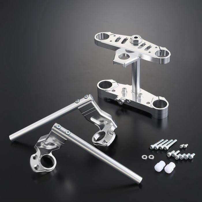 OVER RACING OVERRACING 55-012-02 ロワーステムKIT シルバー (HONDA 