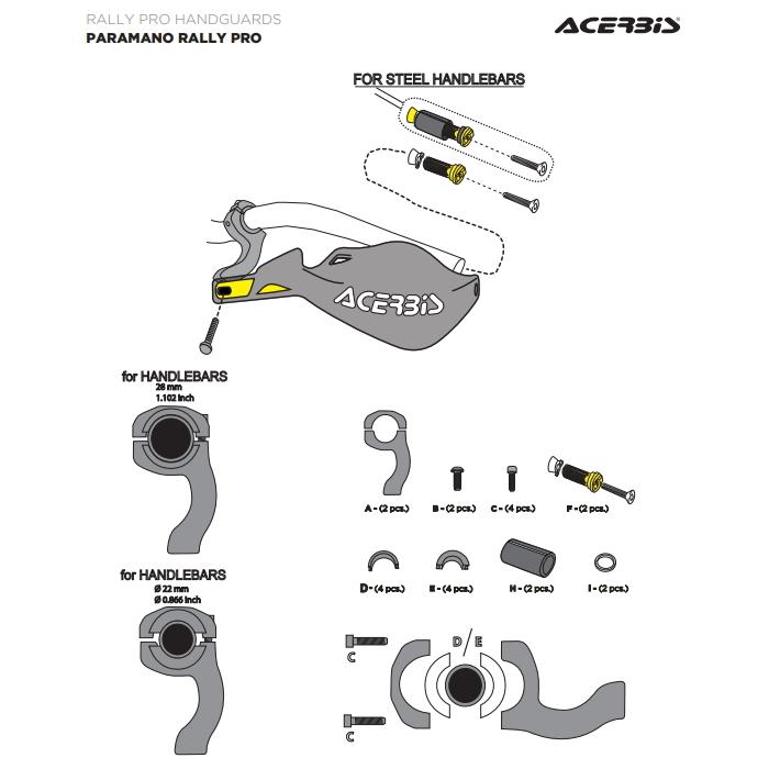 エース 楽天市場】【ACERBIS】AC-13054 アチェルビス ラリーブッシュプロ X