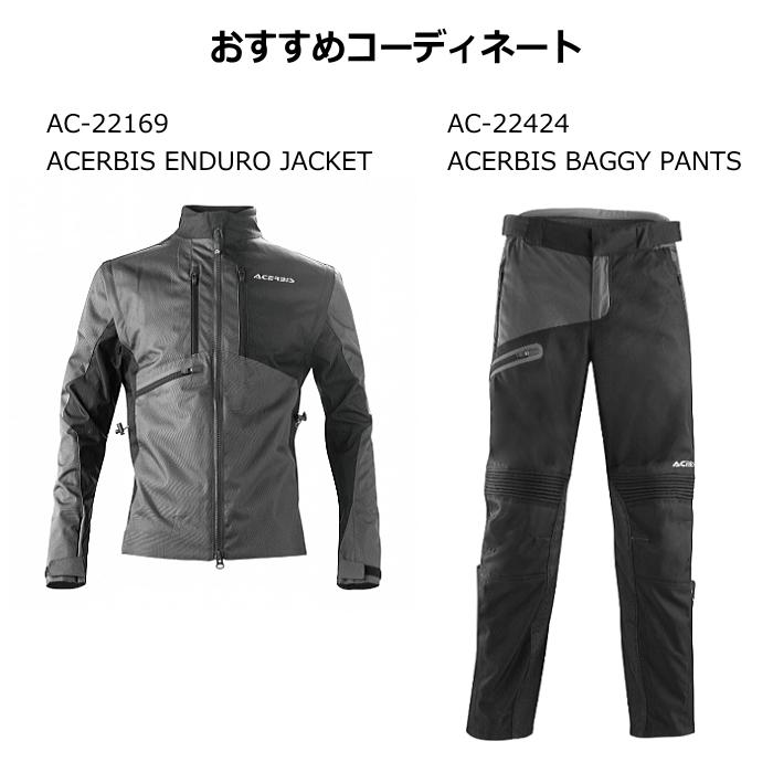 ACERBIS（アチェルビス） ACERBIS AC-22424BK BAGGY PANTS (BLACK