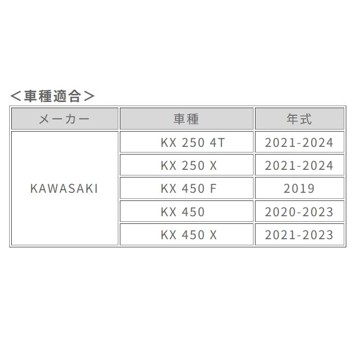 ACERBIS AC-23649 アチェルビス PLASTICフルキット (KAWASAKI : KX250 4T、KX250 X、KX450 F、KX450、KX450 X) バイク カウル オフロード エンデューロ｜roughandroad-outlet｜06
