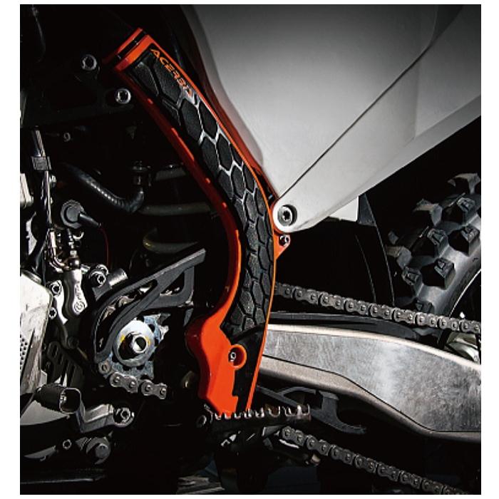ACERBIS AC-25708 アチェルビス X-GRIP FRAME PROTECTOR (YAMAHA : YZ250F '24-, YZ450F '23-) バイク フレームガード オフロード エンデューロ｜roughandroad-outlet｜07