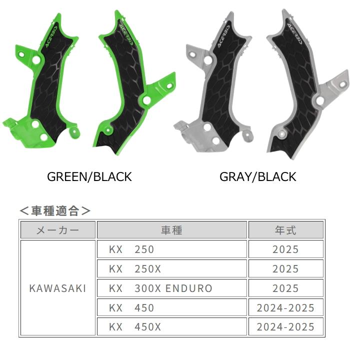 ACERBIS（アチェルビス） ACERBIS AC-26096 X-GRIP FRAME PROTECTOR