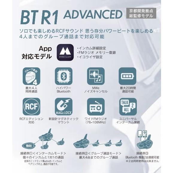 MIDLAND 国内正規品 BT R1 ADVANCED ツインパック (2台セット) C1529 