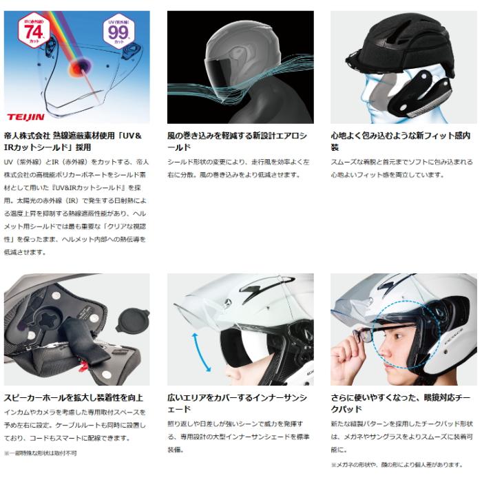 OGK Kabuto KABUTO EXCEED-2 (カブト エクシード・2) 風の巻込 OGK Kabuto KABUTO EXCEED-2 (カブト エクシード・2) 風の巻込