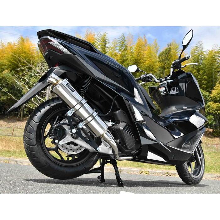 BEAMS G1015-53-008 PCX160(23-) 8BK-KF47 R-EVO ステンレスサイレンサー 政府認証 フルエキゾースト マフラー バイク JMCA ビームス｜roughandroad-outlet｜04