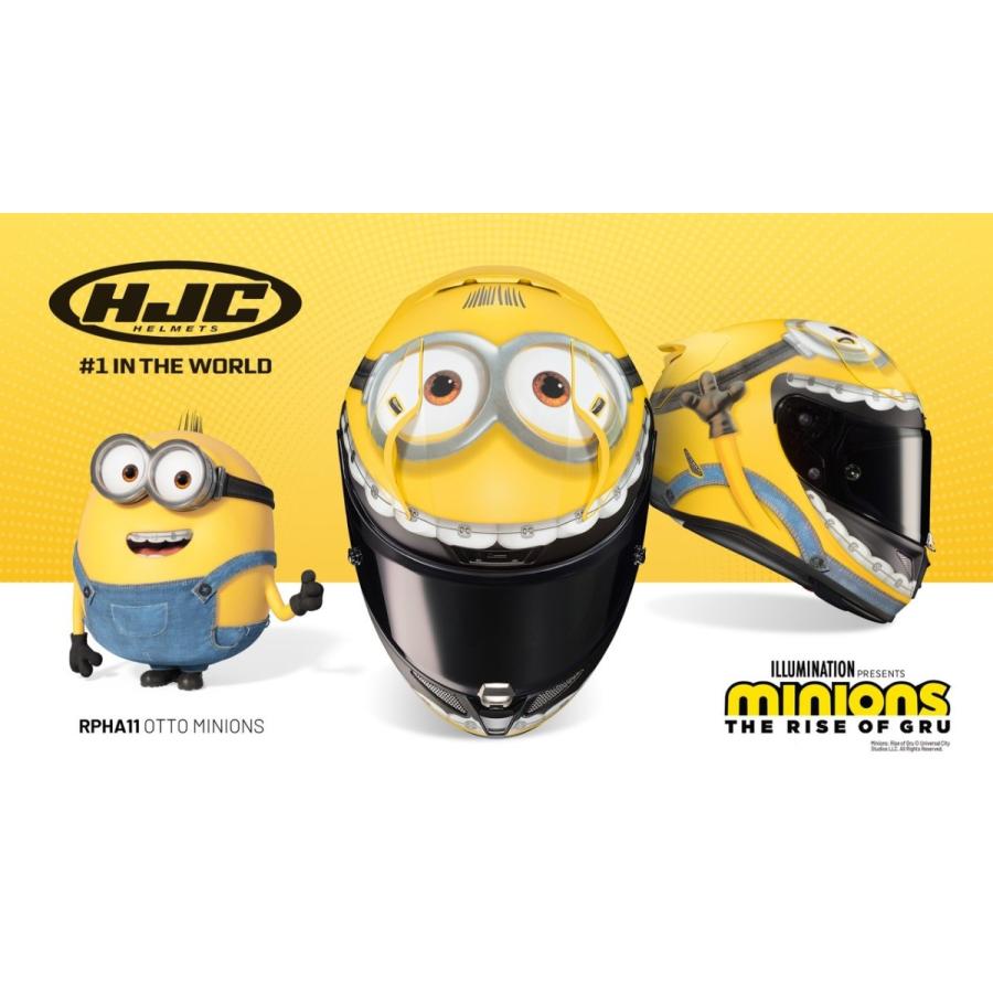Rpha11 ミニオンズ オットー フルフェイスヘルメット 数量限定モデル Rsタイチ Hjc Hjh210 Hjh210 ラフアンドロード ヤフー店 通販 Yahoo ショッピング