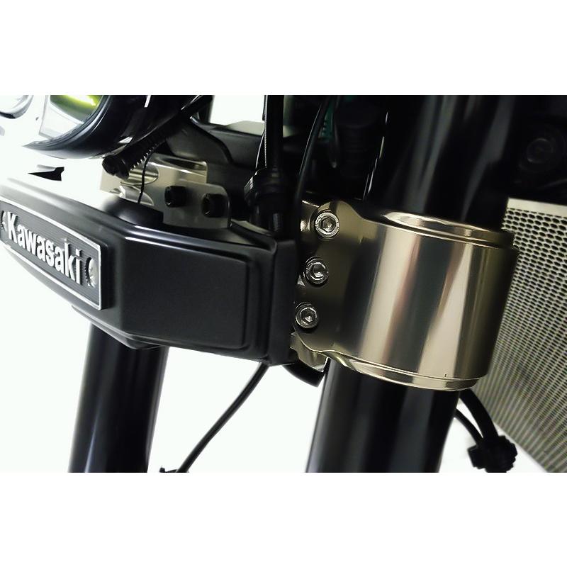MOTO CORSE モトコルセ MCBLT0247 CNC ビレット アルミニウム ステアリング トリプルクランプ ロアーブリッジ for Kawasaki Z900RS バイク｜roughandroad-outlet｜02