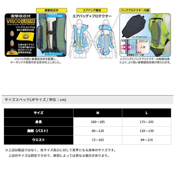 hit-air（ヒットエアー） hit-air MLV2-P 一体型エアバッグ・ハーネス