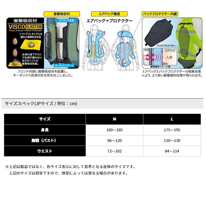hit-air（ヒットエアー） hit-air MLV2-YC 一体型エアバッグ・ハーネス