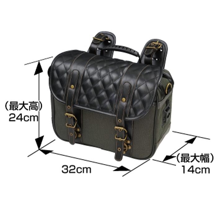 ラフ＆ロード ラフアンドロード RA1033 HBシングルDサドルバッグ (9.5 