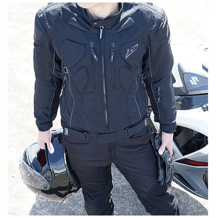Rough & Road バイクジャケット 黒 XL ギミック多数