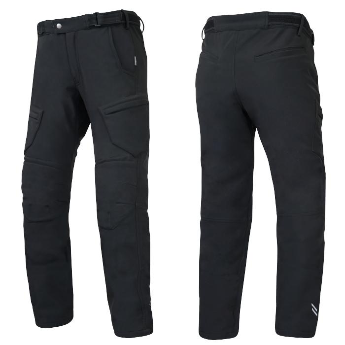 サイズ交換可能 ラフアンドロード RR7724 ソフトシェルウインドプルーフパンツ 秋冬 防寒 バイクパンツ ROUGH＆ROAD | ラフ＆ロード | 01