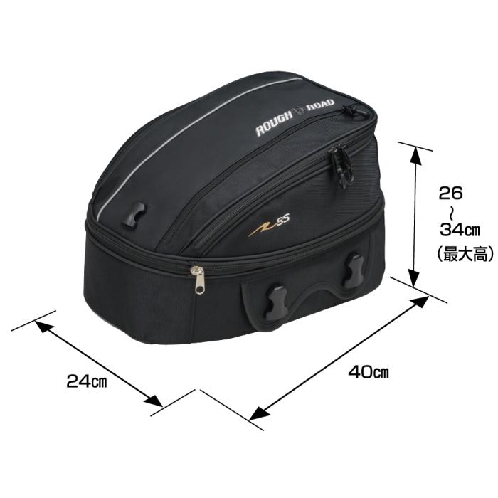 ラフ＆ロード ラフアンドロード RR9039BK クルージングシートバッグ