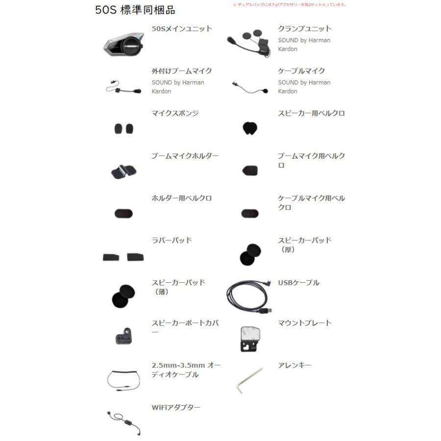 SENA (セナ) 50S-10D 50S SOUND BY Harman Kardonデュアルパック (2台セット) 0411276 バイク用Bluetooth 保証書あり SENA50S-D :SENA50S-D:ラフアンドロード ヤフー店 - 通販 - Yahoo!ショッピング SENA (セナ) 50S-10D 50S SOUND BY Harman Kardonデュアルパック (2台セット) 0411276 バイク用Bluetooth 保証書あり SENA50S-D :SENA50S-D:ラフアンドロード ヤフー店 - 通販 - Yahoo!ショッピング