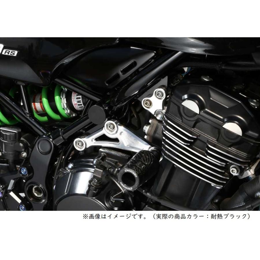 STRIKER SS-EGH141R-HBK ストライカー Z900RS/CAFE(-'25) アルミビレットエンジンハンガー シリンダー側 (耐熱ブラック) バイク エンジンパーツ
