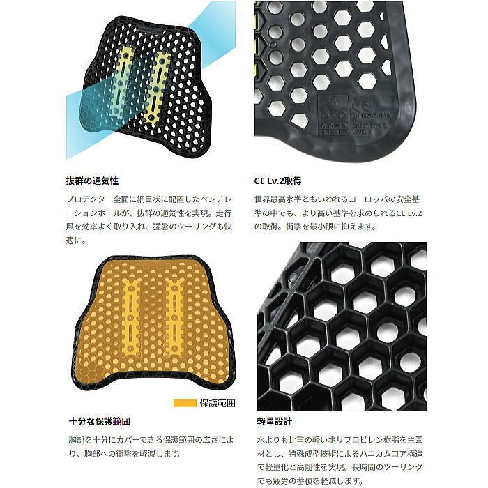 TAICHI RSタイチ TRV091 ネックスエアー チェストプロテクター