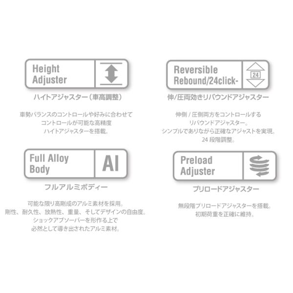 NITRON ナイトロン TSH23S リアサスペンション ツインショック TWIN R1シリーズ バイク (CT125 ハンターカブ '20-) ストリート指向ツインモデルの画像