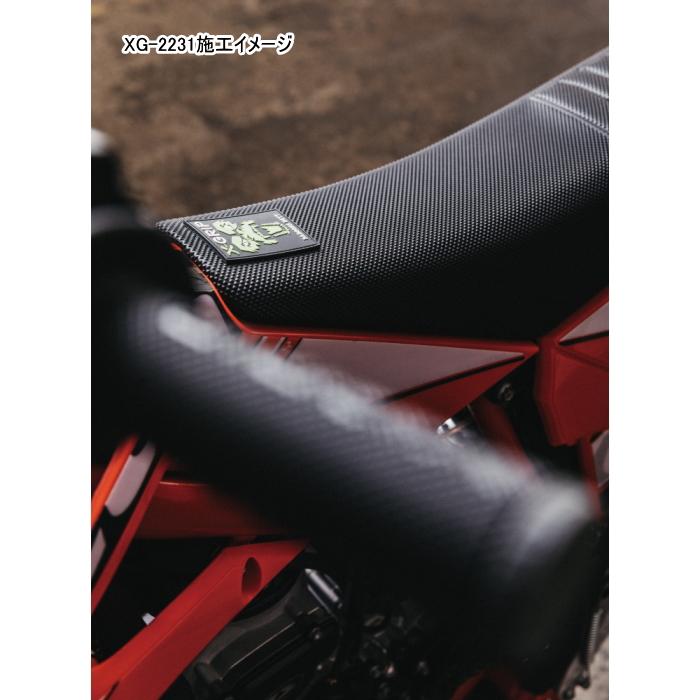 X-GRIP XG-2229 エックスグリップ BABOONS BUTTシートカバー BLACK (HUSQVARNA : TE/FE '20-)  バイク ブラック ハスクバーナ オフロード エンデューロ_7