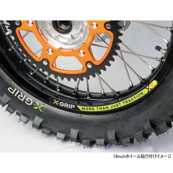X-GRIP XG-2348 エックスグリップ リムステッカー バイク ホイール