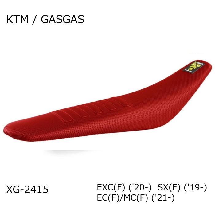 X-GRIP XG-2415 エックスグリップ BABOONS BUTTシートカバー RED (KTM
