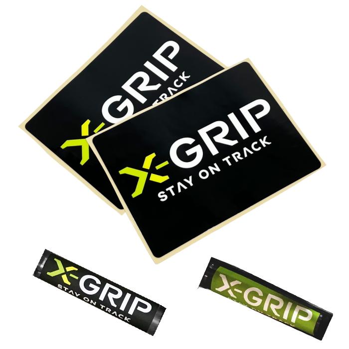 z400gpフォークステッカー X-GRIP エックスグリップ フォークステッカーセット (2枚入り) バイク