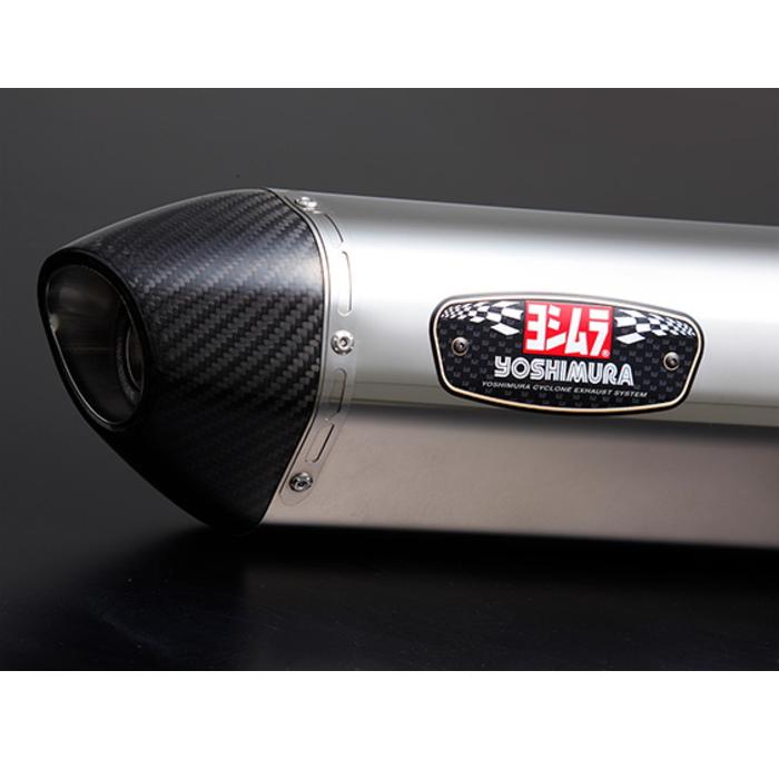 ヨシムラ マフラー R-77 サイクロンカーボンエンド グロムjc92 機械曲R