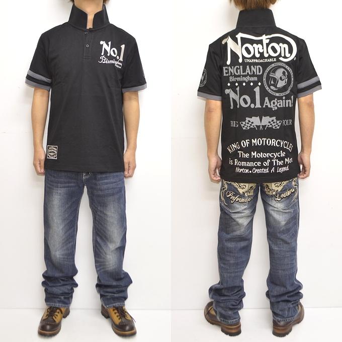 ノートン Norton 服 アパレル 232N1231 半袖ポロシャツ No1袖 ノートン Norton 服 アパレル 232N1231 半袖ポロシャツ No1袖