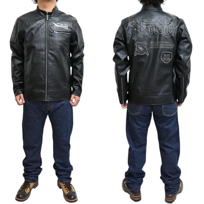 ノートン Norton 服 アパレル 243N1704 フェイクレザーシングル 