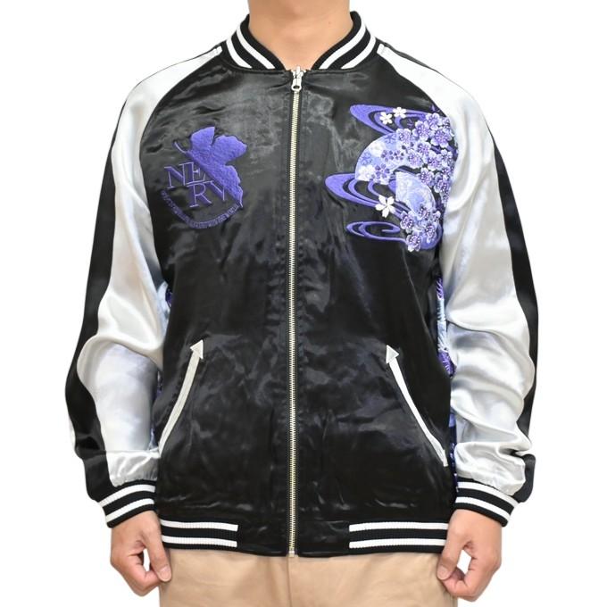 EVANGELION NISHIKI 516352 リバーシブル スカジャン 和華流水 綾波レイ スーベニアジャケット エヴァンゲリオン 錦 メンズ |  | 01