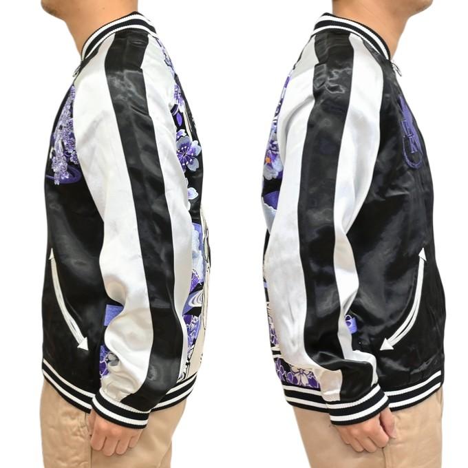 EVANGELION NISHIKI 516352 リバーシブル スカジャン 和華流水 綾波レイ スーベニアジャケット エヴァンゲリオン 錦 メンズ |  | 03