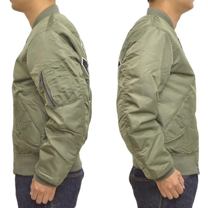 AVIREX コマーシャルロゴ MA-1 フライトジャケット 短丈 カーキ AVIREX コマーシャルロゴ MA-1 フライトジャケット 短丈 カーキ - メルカリ