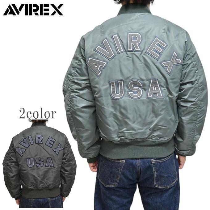 AVIREX（アヴィレックス） 783-4252021 MA-1 セイム カラー ロゴ