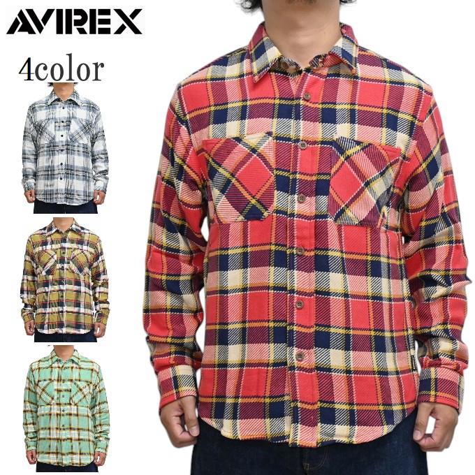AVIREX（アヴィレックス） 783-4920002 長袖シャツ コットンフランネル