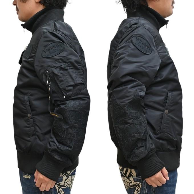 VANSON ブラックフライトジャケット　美品 VANSON（バンソン） 30％OFF 当店別注 VANSON ABVA-2006 フライト