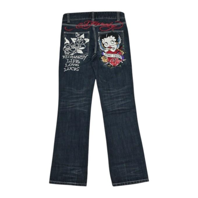 Ed Hardy エドハーディー ベティブープ BED-2506 デニムパンツ Ed Hardy エドハーディー ベティブープ BED-2506 デニムパンツ