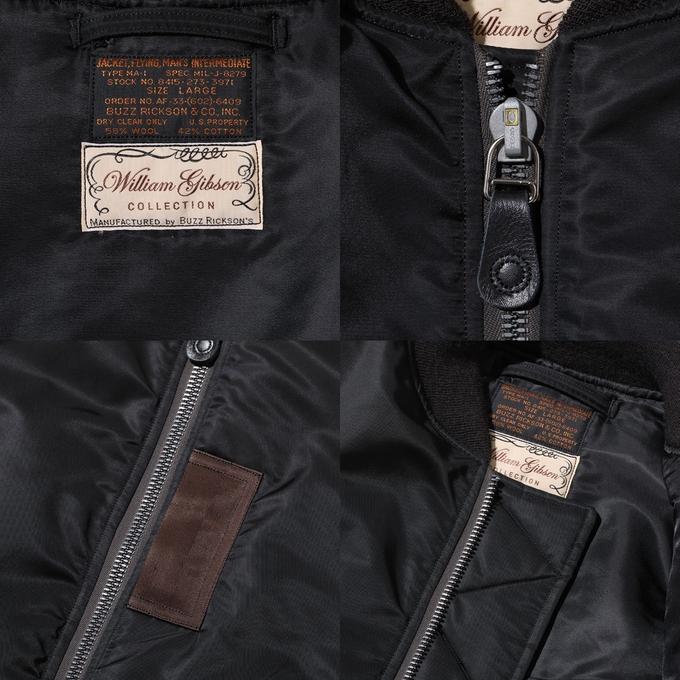 BUZZ RICKSON'S バズリクソンズ BR15414 BLACK MA-1 フライト