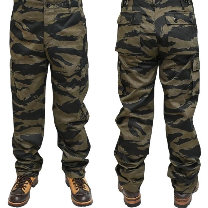 バズリクソンズ Buzz Rickson's ブラック タイガーストライプ トラウザーズ パンツ WILLIAM GIBSON ウィリアムギブソン BR42594 【2025年秋冬新作】 BUZZ RICKSON'S バズリクソンズ RICKSONS BR42594 ブラック タイガー