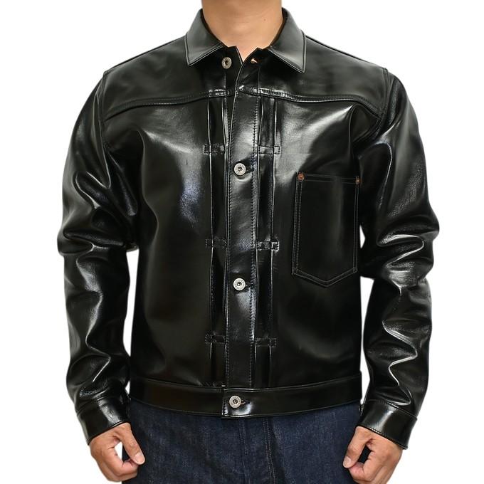 【BUZZ RICKSON’S】1st型大戦モデルレザージャケット BUZZ RICKSON'S バズリクソンズ BR80665 ブラック レザー ブラウス 1st