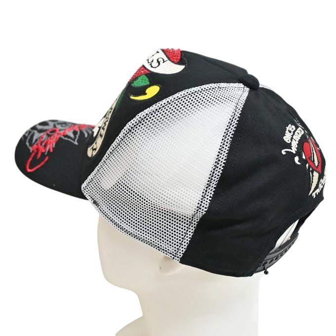 Ed Hardy キャップ Ed Hardy エドハーディー EDH-2415 ツイルメッシュキャップ 帽子