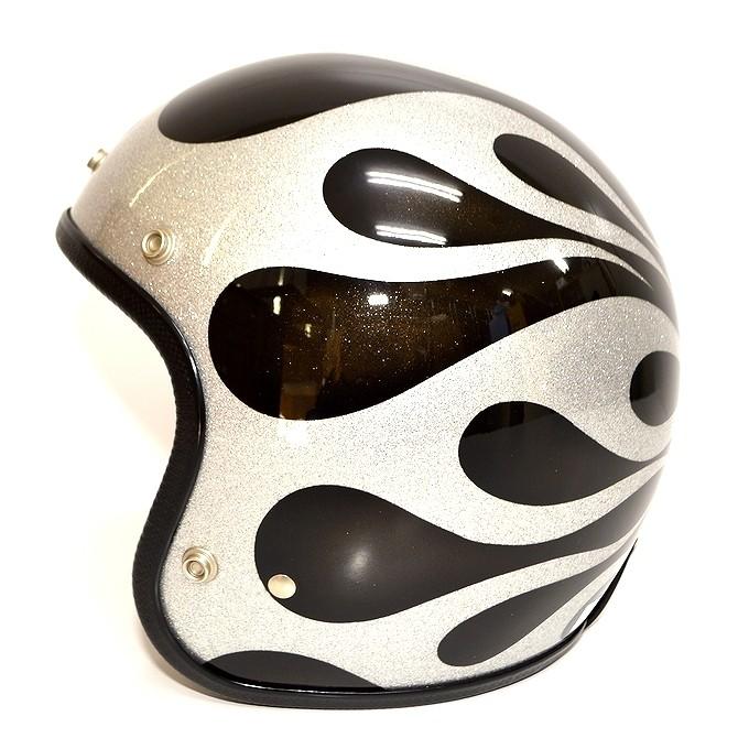 AVENGER HELMETS アベンジャーヘルメット フレイム シルバー色 バイカー ハーレー | AVENGER HELMET | 01