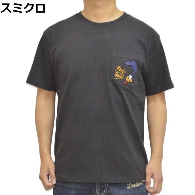 ブレイブマン ルーニーテューンズ LTB-2408 半袖Ｔシャツ 天竺半袖TEE ロードランナー ワイリーコヨーテ BRAVE MAN LOONEY TUNES トップス メンズ｜roughriders｜04