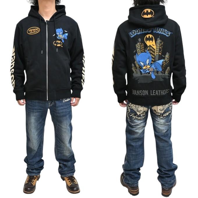 VANSON（バンソン） ルーニーテューンズ LTV-2503 裏毛 フルジップ 