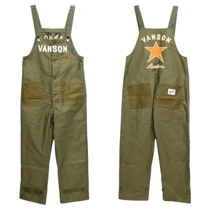 D*A様 VANSON ストライプ オーバーオール VANSON（バンソン） VANSON NVAO-2402 デッキ オーバーオール