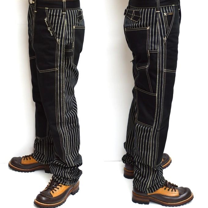 VANSON（バンソン） VANSON NVBL-706 ダブルニーパンツ ワークパンツ